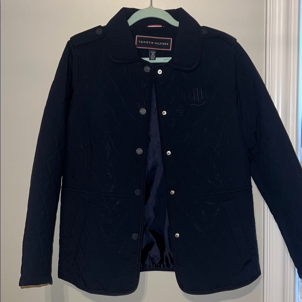 Tommy Hilfiger Men's Navy Quilted Jacket